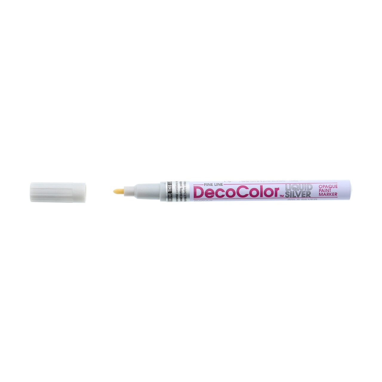 Uchida DecoColor Paint Marker, Fine, Silver